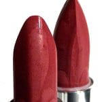 Red lipstick with tapered fishtail design, available at Cavalla - Equipment, Systems and Integrated Lines to produce Cosmetics, Personal Care, and Industrial products.